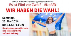 Demo Aufruf AK gegen Rechtsexremismus 25.5.24