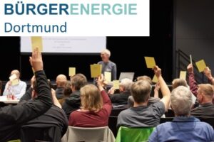 Versammlung der BügerenergieGenossenschaft Dortmund