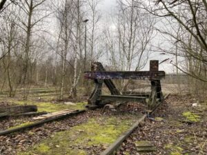 stillgelegtes Bahngleis mit Prellbock